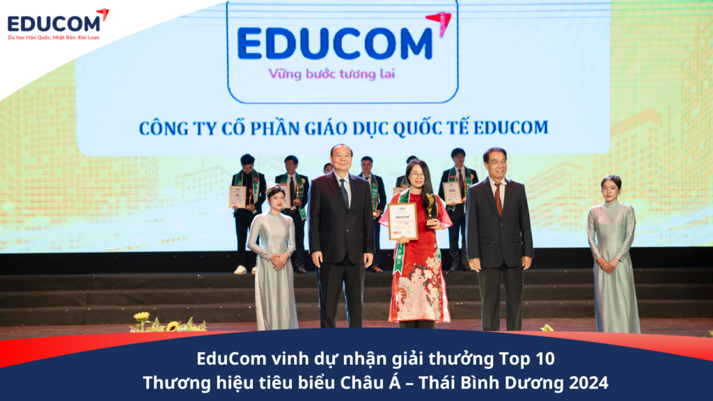 EduCom được vinh danh tại Giải thưởng Thương hiệu xuất sắc Châu Á – Thái Bình Dương 2024