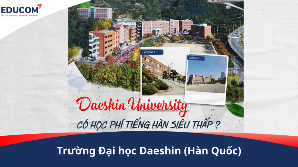 Daeshin University có học phí tiếng Hàn siêu thấp ?