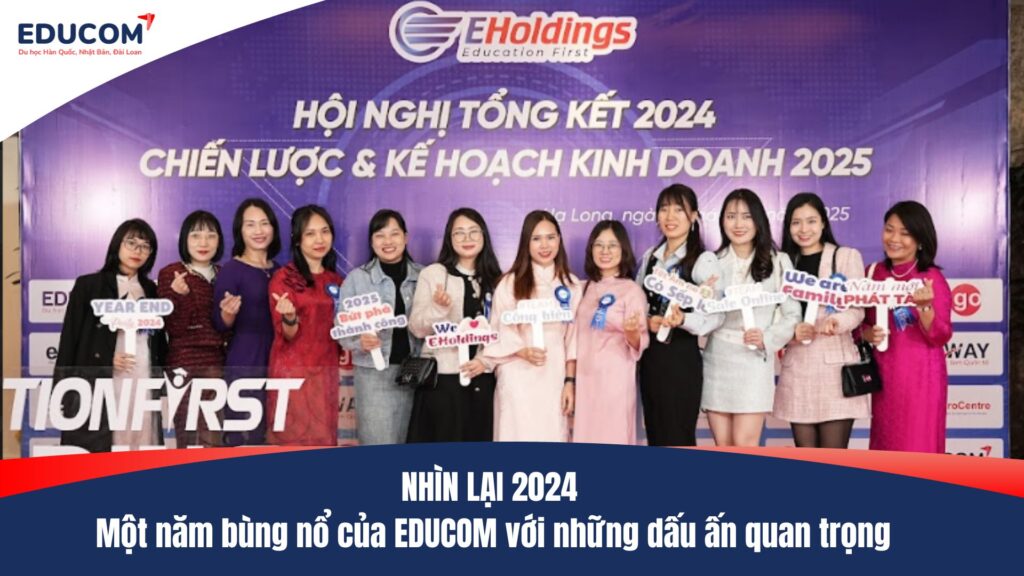 NHÌN LẠI 2024 – Một năm bùng nổ của EDUCOM với những dấu ấn quan trọng