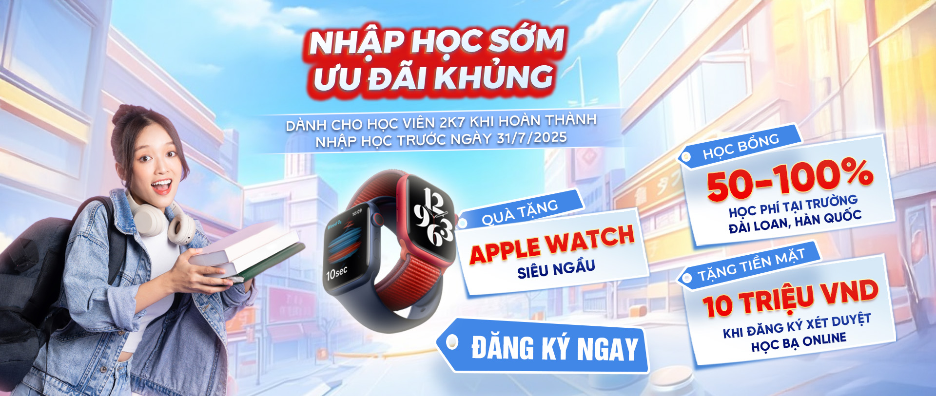 EduCom - ưu đãi du học tháng 7