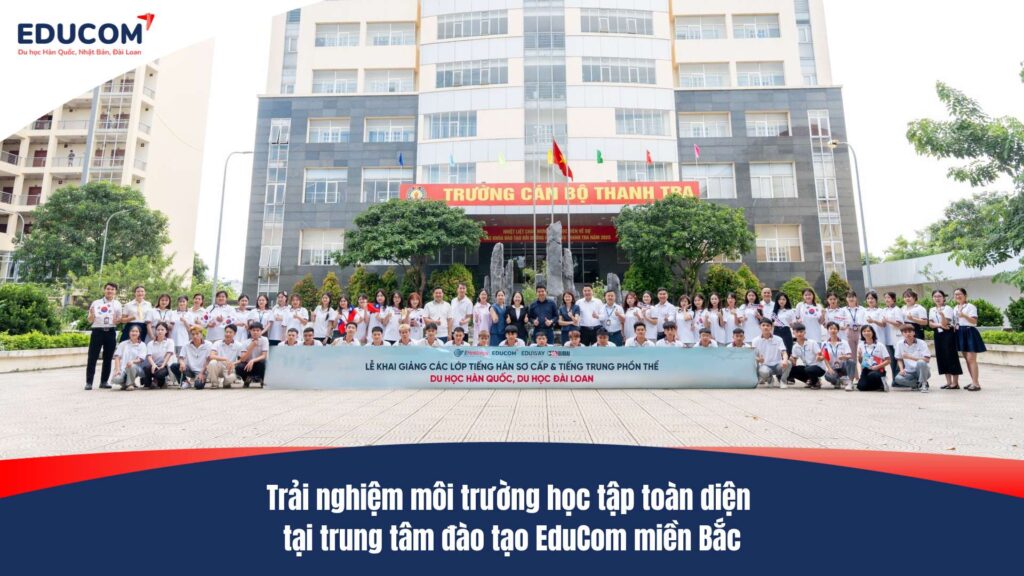 Trải nghiệm môi trường học tập toàn diện tại trung tâm đào tạo EduCom miền Bắc